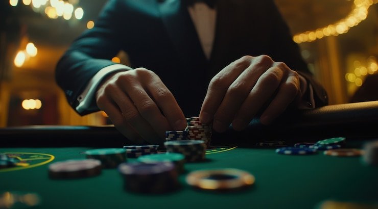 asia28 Texas Hold'em Bonus live table showing community cards and hand rankings